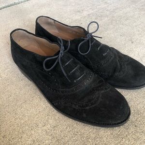 Men's R. Martegani Suede Wingtip Shoes